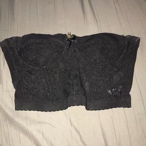 Black crop top corset from Forever 21!